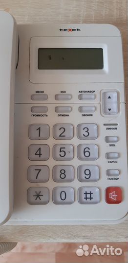 Телефонный аппарат texet