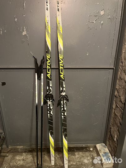 Лыжи stc active classic 175, комплект