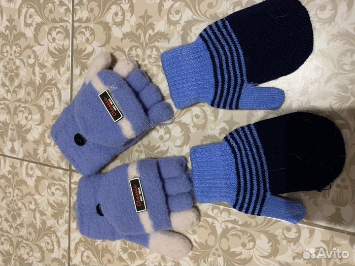 Детские шапки, кепки, перчатки