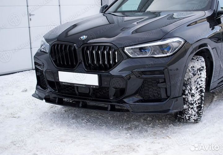 Юбка переднего бампера M Sport BMW X 6 G 06 бмв х6