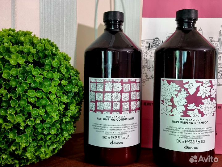 Davines replumping шампунь, кондиционер Оригинал