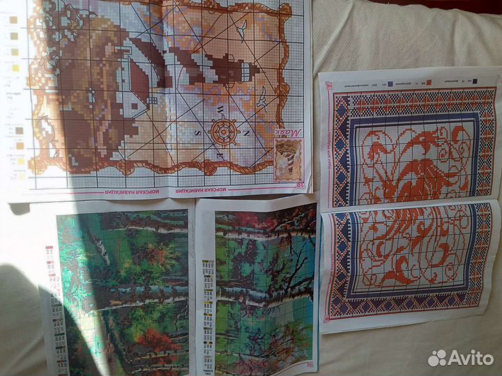 Журналы схемы с вышивкой