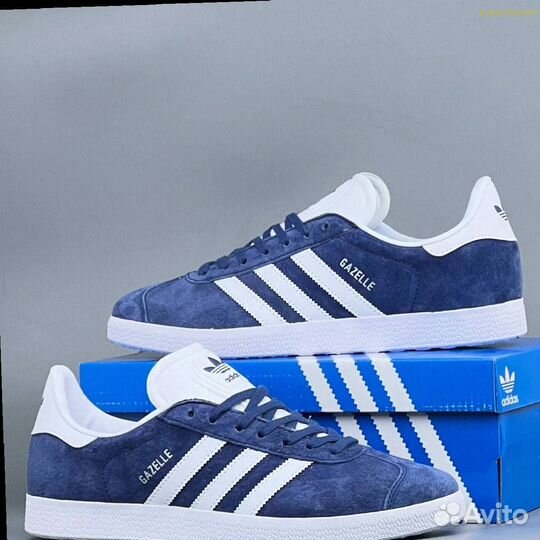 Кроссовки Adidas Gazelle Blue (Арт.95101)