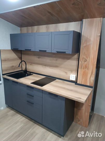 Прямая кухня с быстрой сборкой