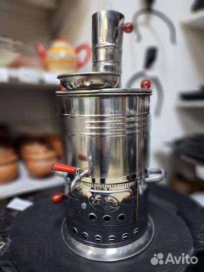 Самовар на дровах 3.5л Турецкий