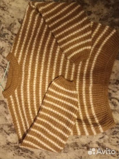 Свитер вязаный женский оверсайз