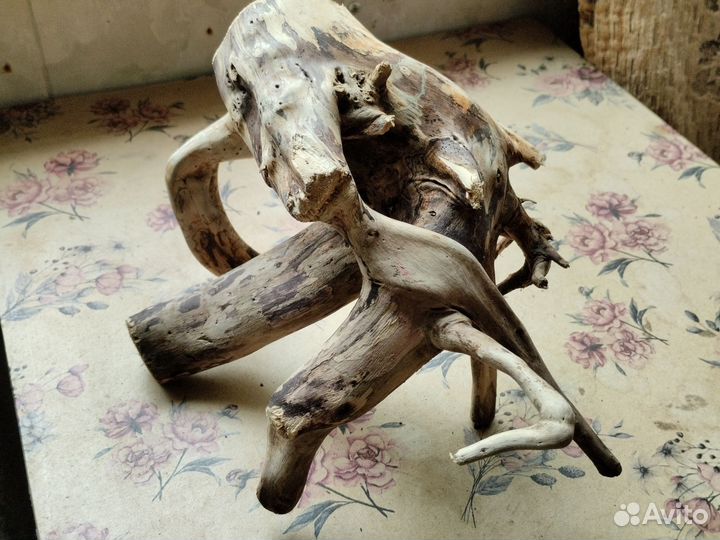 Коряга в аквариум и decor
