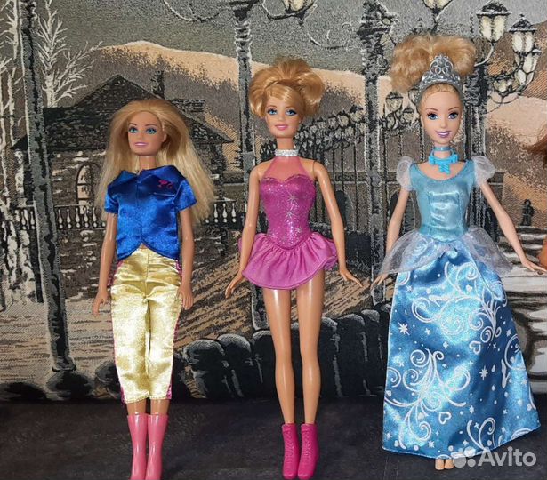 Барби+Челси+Энчантималс пакетом
