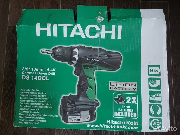 Шуруповерт hitachi 14.4
