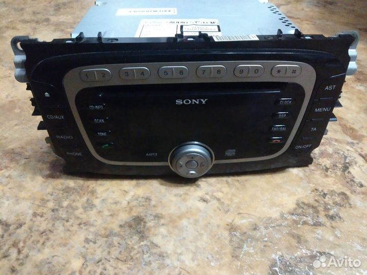 Магнитола Sony на Ford focus 2