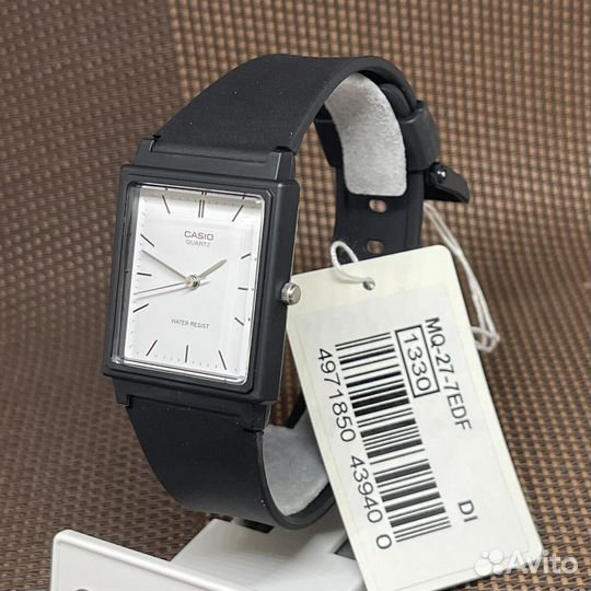 Casio MQ-27-7E Classic Square White Analogue Watch