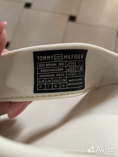 Сланцы мужские tommy hilfiger