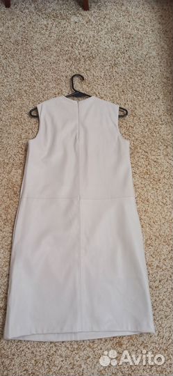 Платье экокожа