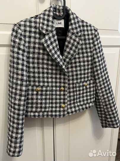 Твидовый жакет lime xs