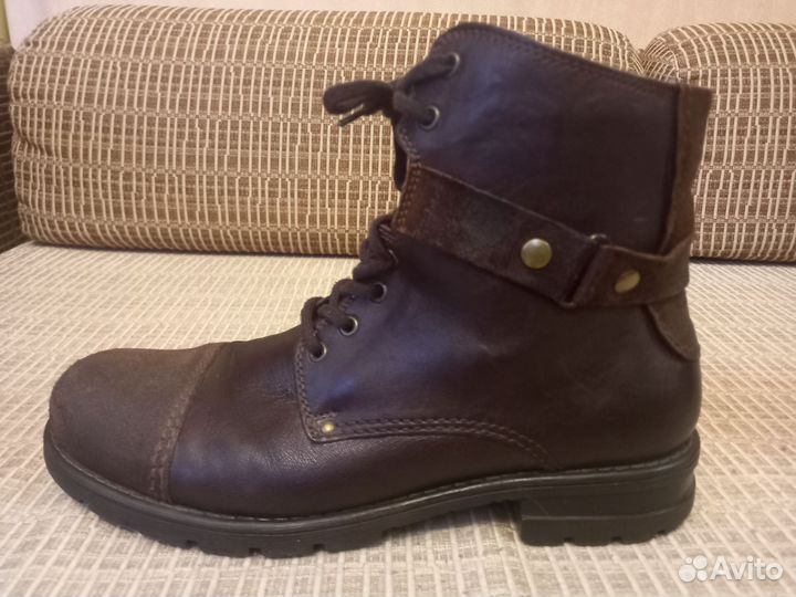 Берцы кожанные 45-46р