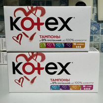 Тампоны kotex 16 супер и нурмал