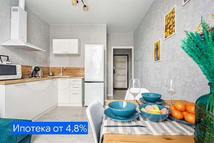 1-к. квартира, 42,5 м², 8/8 эт.