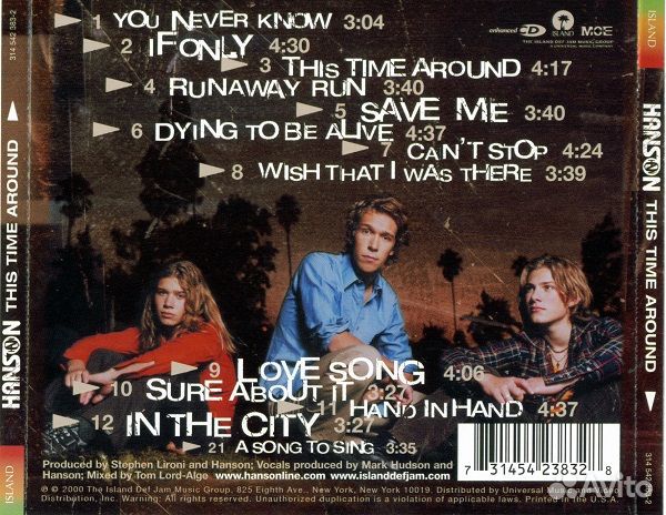 Hanson: This Time Around (1 CD)