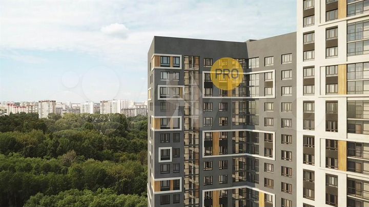 2-к. квартира, 58,1 м², 6/25 эт.