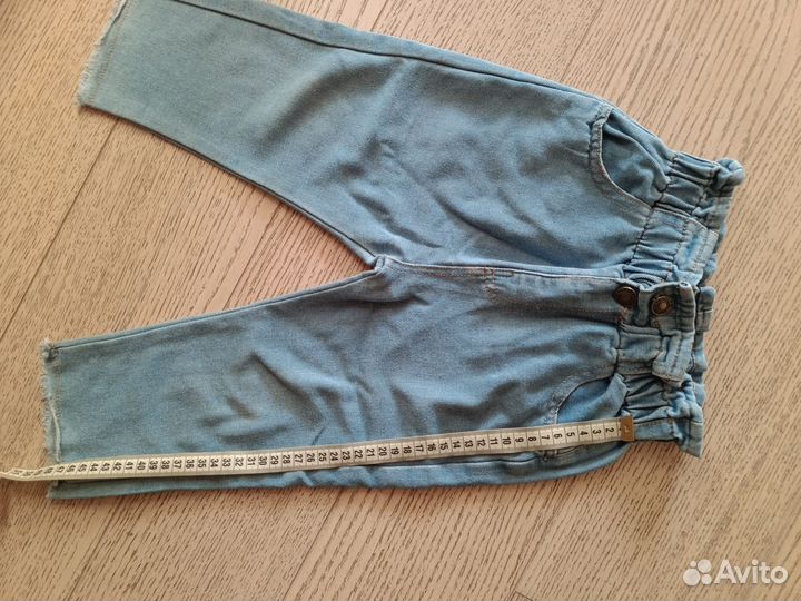 Джинсы zara для девочки 98 см