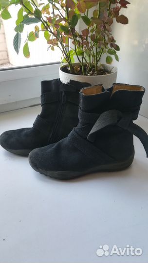 Ботинки замша для девочки 27