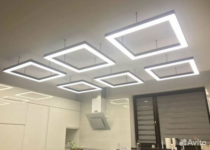 Светильник потолочный светодиодный фигурный