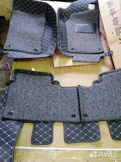 Коврики в салон 3D эко кожа Nissan Patrol Y61/ Saf