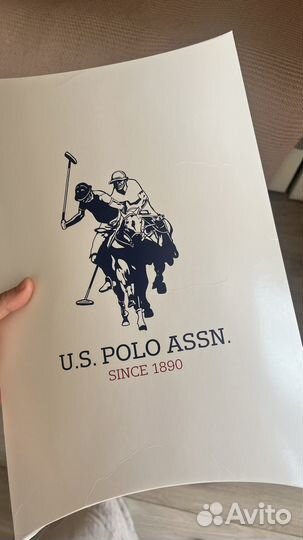 Рубашка женская в полоску us polo 42