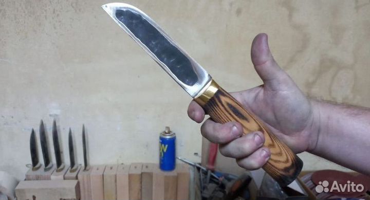 Нож кованый ручной работы