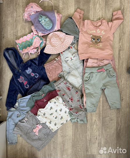 Пакет вещей для девочки 74-80