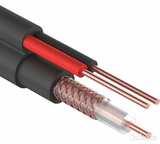 Кабель кксв-В+2х0,5 мм, 100 м, белый, rexant