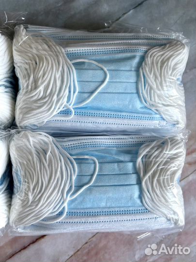 Маски медицинские 200шт одним лотом