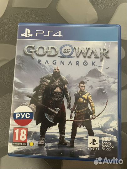 God of war ragnarok ps4 русская озвучка диск
