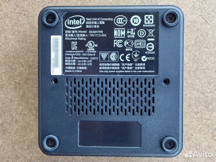 Intel NUC DC3217IYE Core i3 3217U 2Gb/32Gb/Wi-Fi