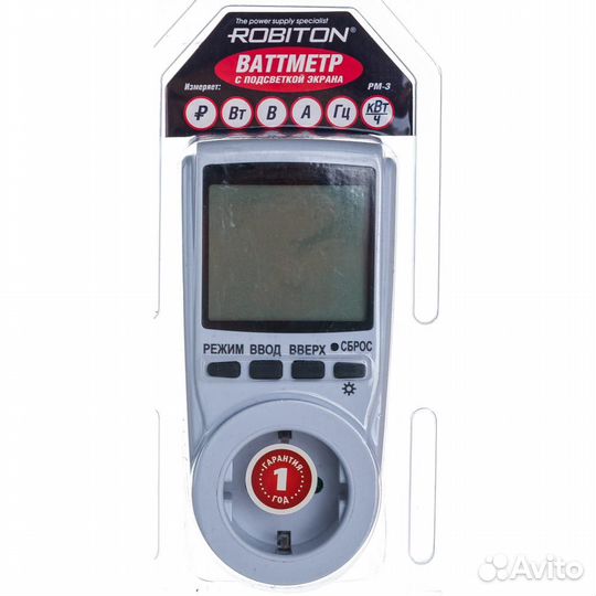 Ваттметр Robiton PM-3 BL1