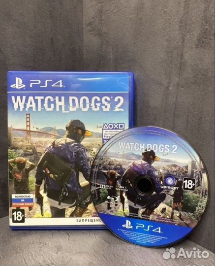 Игры на Ps4 Watch dogs 1, 2