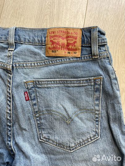 Джинсы levis 511 30x32