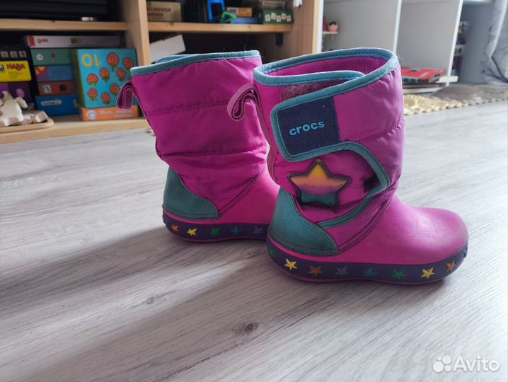 Crocs c9 сапоги демисезонные