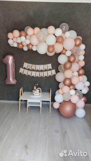 Фотозона шары на годик