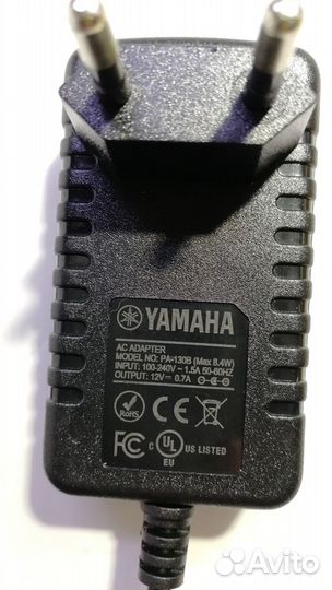 Блок питания PA-130B синтезаторов Yamaha 12v 0.7a