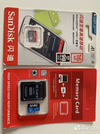 Флешка micro sd 16 GB