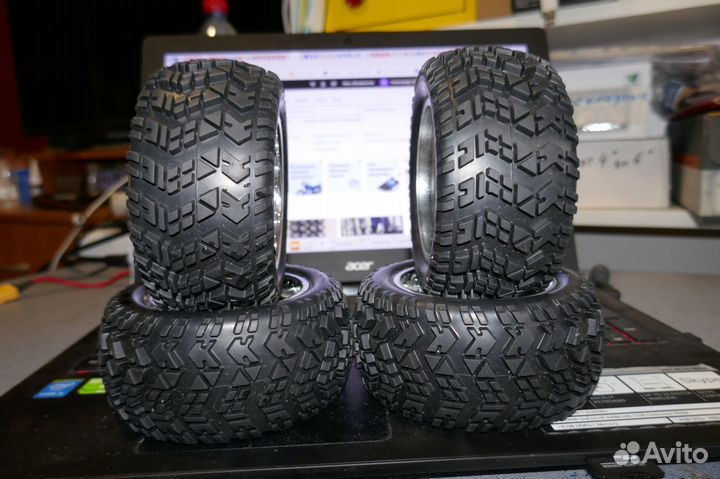 Комплет колес 4ш. для Монстра, 1/10 масштаба