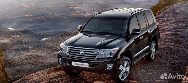 Коврики в ниши Toyota Land Cruiser 200 Красно-черн