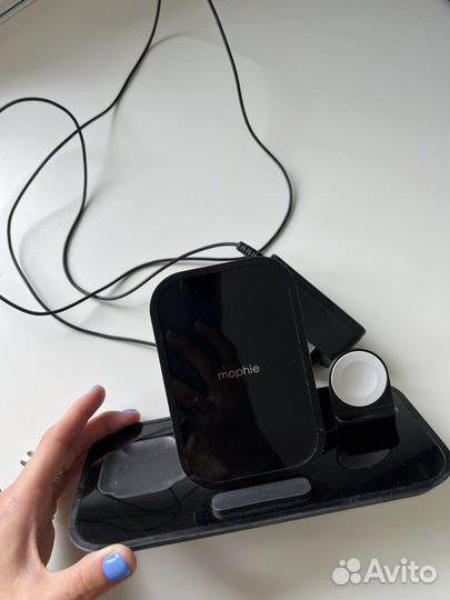 Беспроводное зарядное устройство mophie 3 в 1