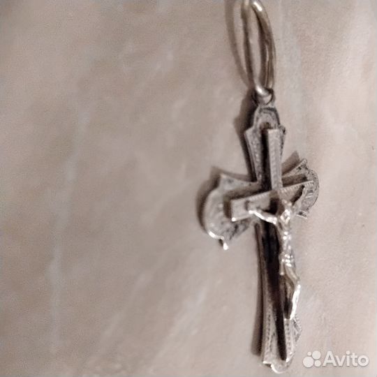 Крестик,Серебро