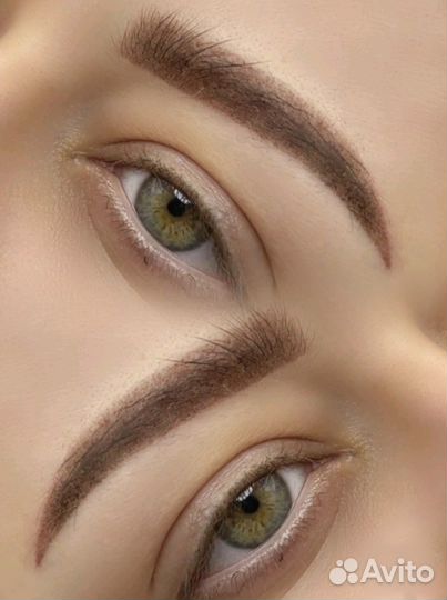 Пудровые бровки/перманент/перманентный макияж