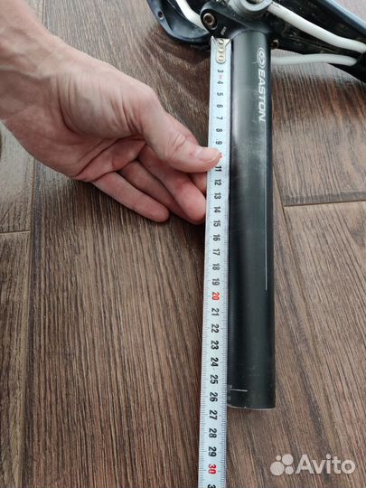 Подседельный штырь Easton, седло Bontrager и зажим