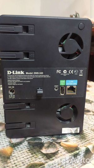 Nas сетевое хранилище D-link dns-343 с дисками