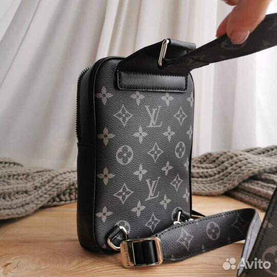 Сумка слинг louis vuitton мужская outdoor