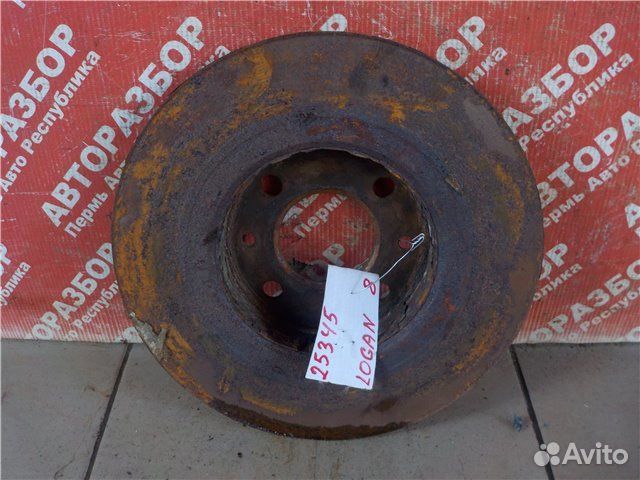 Тормозной диск передний правый Renault Logan LS12